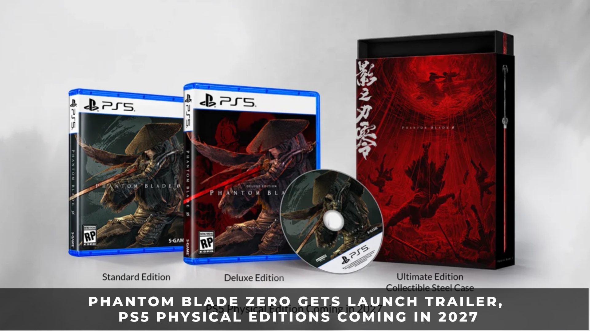 Official Phantom Blade Zero key art